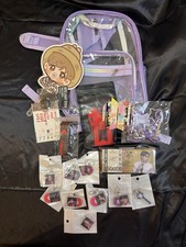 BTS concert set backpack bag charm strap keychain freebie fan pin jungkook picture