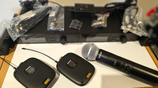 Shure SLXD4D G58 Band Dual Wireless Receiver w/ SLXD2 SM58 Mic & 2x SLXD1s picture
