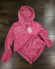 NEW Juicy Couture Velour Tracksuit Set Rhinestone pick your color-size fast ship picture