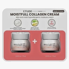 ETUDE MOISTFULL SUPER COLLAGEN HYPOALLERGENIC 2 PACK CREAM   ( 2 X 2.53 oz) picture