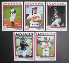 2004 topps Cleveland Indians Team Set + traded picture