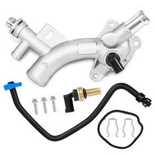 Engine Coolant Water Outlet W/ hose for Chevy Cruze Sonic Trax Buick Encore 1.4L picture