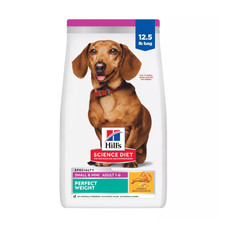 NWT Hill's Science Diet Perfect Weight Small Mini Adult Dog Food Chicken 12.5 lb picture