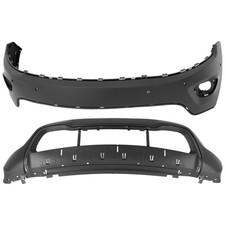 Bumper Covers Set of 2 Front Upper for Jeep Grand Cherokee 2014-2015 Pair picture