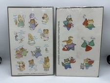 Vtg Current Inc Little Blessings Christmas Kisses 1990 Stickers Sheet Hershey picture