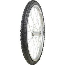 Marathon Tires Pneumatic Tire On Steel Spoked Wheel, 3/4in. Bore, 24 x 2.125 picture