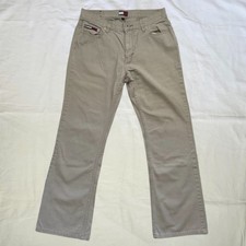 Vintage Y2K Bootcut Jeans Tommy Hilfiger Tan Khaki Women's Size 9 picture