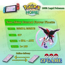 ✨6IV Eternal Flower Floette + EVS🚀 POKEMON HOME✨Champions✨Online delivery⚡ picture