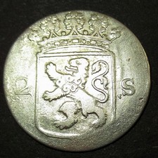 Certificate Authenticity 1778 Dutch Colonial New York Silver Loin Dime Hollandia picture