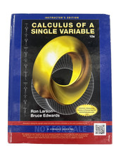Calculus Of A Single Variable 10 Ron Larson, Bruce Edwards Instructors Edition picture