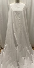 High End 100% Cotton Poplin Pure White Smooth Pima Hand Shirting 3Yards 60