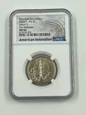 2024 P AMERICAN INNOVATION ALABAMA V ROCKET NGC MS66 FIRST RELEASES ⭐SHIPS NOW⭐ picture