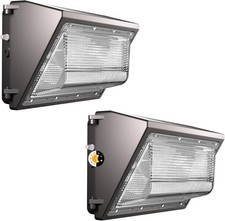 Lightdot 2 Pack 200W Wall Pack, 100-277V, 30000LM Dusk-to-Dawn IP65 ETL 60ft picture