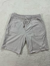 Athleta Farallon Bermuda Shorts Size 10 Gray Cotton Stretch picture