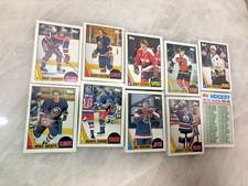 vintage 1987-88 Topps hockey Nr Complete Set 177/198 EX SEE PHOTOS picture