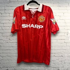 Manchester United 1993/1994 Retro Red Soccer Jersey - Eric Cantona #7 picture