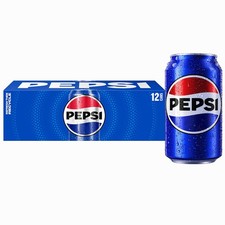 Pepsi Cola Soda Pop, 12 fl oz, 12 pack Cans -  picture