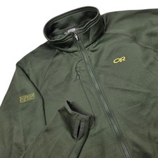 Outdoor Research Mens Radiant Hybrid Fleece Jacket Medium Green Gorpcore Hiking picture