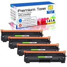 New CHIP 1/2/3/4PK Compatible W1410A Toner Cartridges with HP LaserJet MFP M140w picture