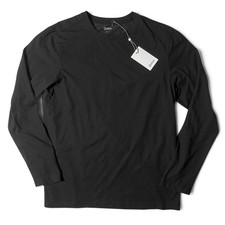 Quince Allday Performance Long Sleeve Tee Mens Size L Black Moisture Wicking NWT picture