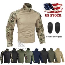KRYDEX G3 Combat Uniform With Elbow Pads Tactical Long Sleeve High-necked Tops picture