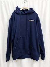 Menards Logo Hoodie Medium Navy Blue Pullover Sweatshirt Employee Workwear picture