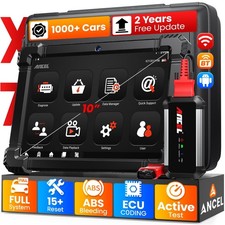 2026 ANCEL X7 Bidirectional OBD2 Scanner Diagnostic Tool ECU Coding ABS SRS TPMS picture
