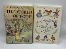 VTG Set The World of Pooh, World Of Christopher Robin, 1957, 1958 A.A. .Milne PB picture