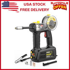 Hand Held MIG Welder Machine 110V, HIZONE 100A Flux Core Portable Welding Mac... picture