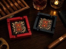 New Arturo Fuente Opus X Logo Cigar Ashtray Silicone & Ceramic Handmade Outdoor picture