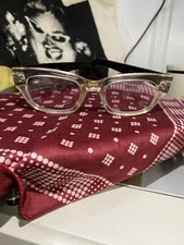 Vintage Oliver Peoples Ari BK Eyeglasses 49□21-147 w/ Original Case & Papers picture
