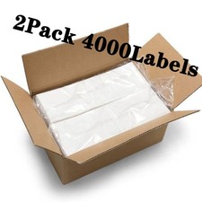 4000 - 4x6 Fanfold Direct Thermal Shipping Labels for Zebra & Rollo Printers US picture
