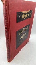 Collier's World Atlas and Gazetteer Hardcover 1955 picture