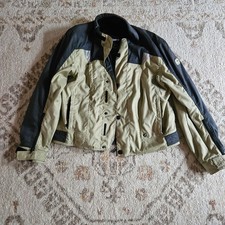 BMW Jacket Mens L Green Armored Motorcycle Traveler Official Lined Racing GOOD picture