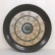 Vintage Studio Art Pottery Centerpiece Platter Handmade Wheel Thrown Jack Mason picture