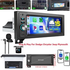 For 1984-1993 Dodge Pickup W150 W250 W350 Android 15 Carplay Car Stereo FM WIFI picture