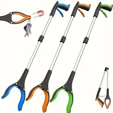 Heavy Duty Grabber Reacher Tool Long Handle Pick Up Stick Trash Picker Hand Grip picture