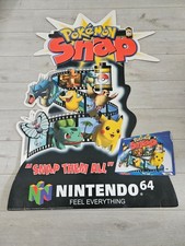 RARE Pokemon Snap Nintendo 64 Store Display N64 Vintage Advertisement Standee picture