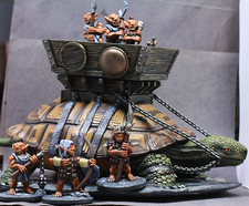Hand Painted Dungeons and Dragons Crypt Classic Goblin Turtle Transport set picture