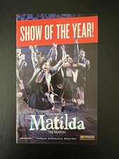 Matilda The Musical Print Advertisement Broadway Promo Flyer Rare picture