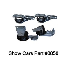 1967 1968 CHEVY IMPALA BEL AIR V8 STATION WAGON EXHAUST PIPES HANGER BRACKET SET picture