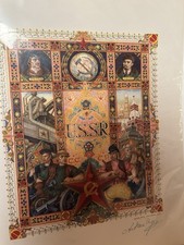 ARTHUR SZYK -SIGNED  LITHO -U.S.S.R -1947 - PHOTOS- RARE VG.  LOOK picture
