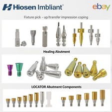 US Hiossen/Osstem Implant Healing Abutments/Locator Tapered Caps Core Tool PEEK picture