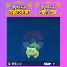 Pokémon SHINY BULBASAUR 6iv - POKEMON SCARLET / VIOLET picture