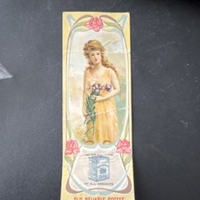 Old Reliable Coffee 1911-1912 Advertising Calendar Girl Ephemera picture
