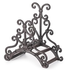 Sungmor Heavy Duty Cast Iron Garden Hose Holder - Wall Mounted Water Hose Hanger picture