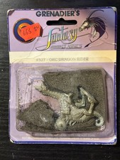 Grenadier Fantasy Classics #327 Orc Dragon Rider 1992 Sealed OOP Miniature picture