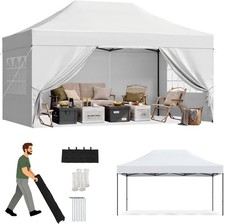 10x15FT 10X20 ft Pop Up Canopy Sidewalls Tent Shelter Gazebo Portable Waterproof picture