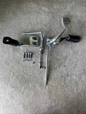 1991 - 2005 HARLEY DAVIDSON DYNA OEM CHROME MID CONTROLS WITH MOUNTING HARDWARE picture