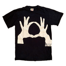 Vtg Y2K 3OH3 Mens T-Shirt Big Hands Logo 303 Pop Band Tour Concert Tee Size S picture